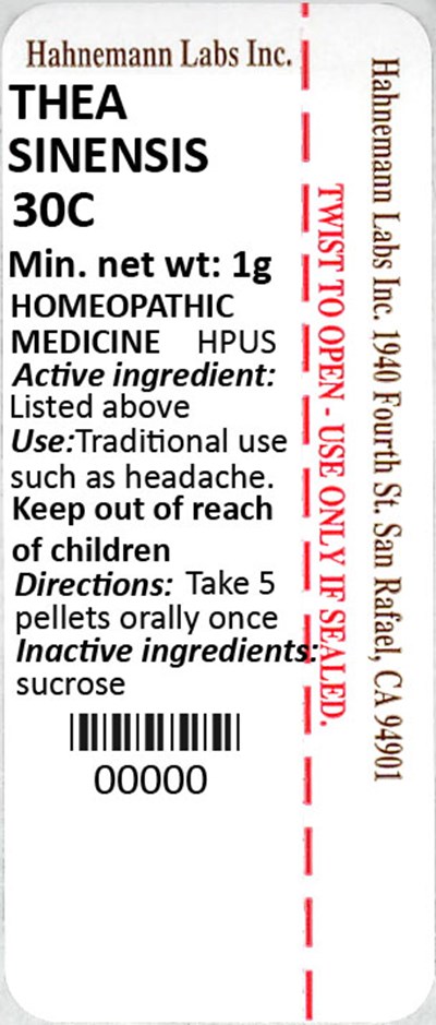 Thea Sinensis 30C 1g - Thea Sinensis 30C 1g